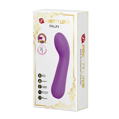 Pretty Love Faun Purple I - Vibrátor 15 cm