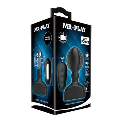 Mr. Play Inflatable Anal Plug - Anál plug 11,8 cm