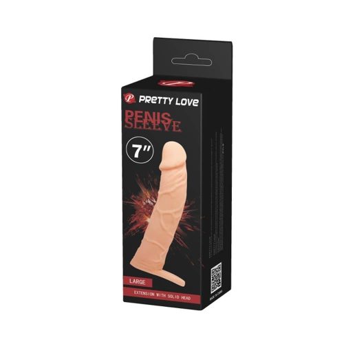 Pretty Love Penis Sleeve 7" - Pénisz hosszabbító 
