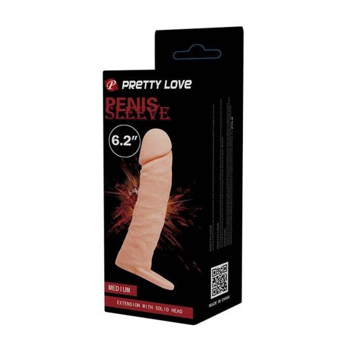 Pretty Love Penis Sleeve 6,2" - Pénisz hosszabbító