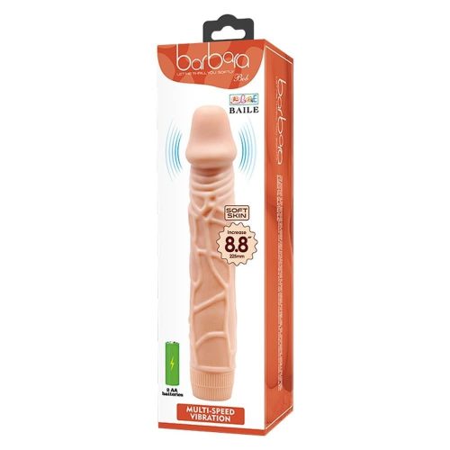Barbara Bob Realistic Multi-Speed Vibrator 8,8" - Élethű vibrátor 22,5 cm