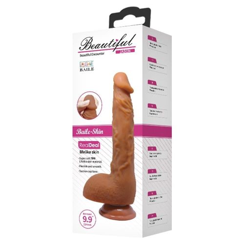 Beautiful Jason 9,9 " Dildo - Élethű dildó 18,5 cm