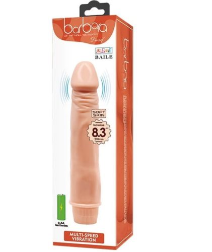 Barbara Dwarf Realistic Multi-Speed Vibrator 8.3" - Élethű vibrátor 21,5 cm
