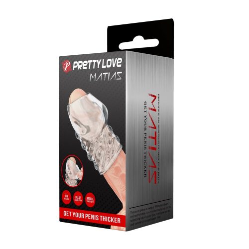 Pretty Love Penis Sleeve Matias - Pénisz vastagító