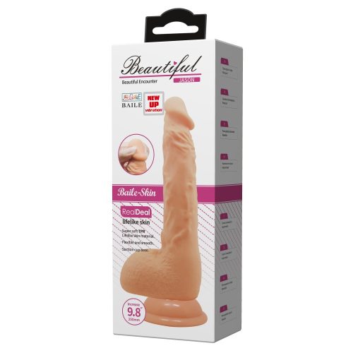 Beautiful Jason 9,8 " Vibrating - Élethű vibrátor 25 cm