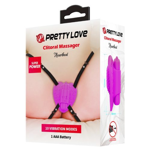 Pretty Love Heartbeat Clitoral Massager - Vibrátor 7,2 cm