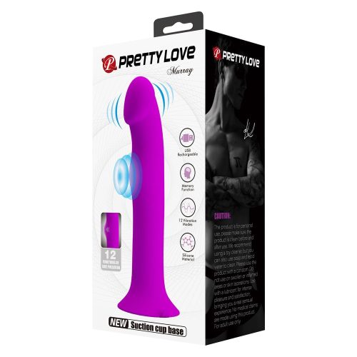 Pretty Love Murray Purple - Élethű vibrátor 19 cm