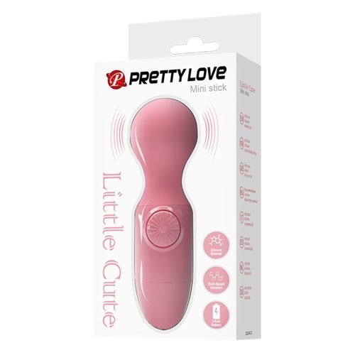 Pretty Love Mini Stick Pink - Masszírozó vibrátor