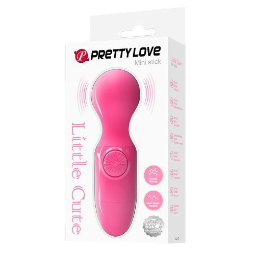 Pretty Love Mini Stick Red - Masszírozó vibrátor