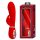 Pretty Love Prescott Red - Szilikon vibrátor 20 cm