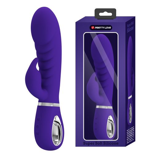 Pretty Love Prescott Purple - Szilikon vibrátor 20 cm
