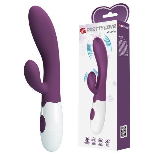 Pretty love Alvis Purple - Vibrátor 20 cm