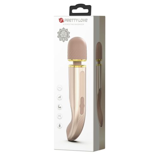 Pretty Love Interesting Massager Gold - Masszírozó vibrátor