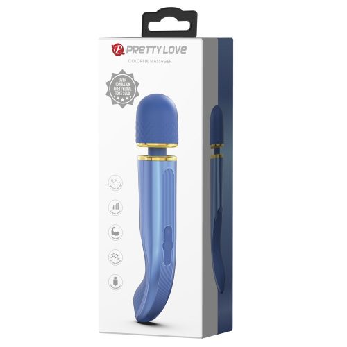 Pretty Love Colorful Massager Blue - Masszírozó vibrátor