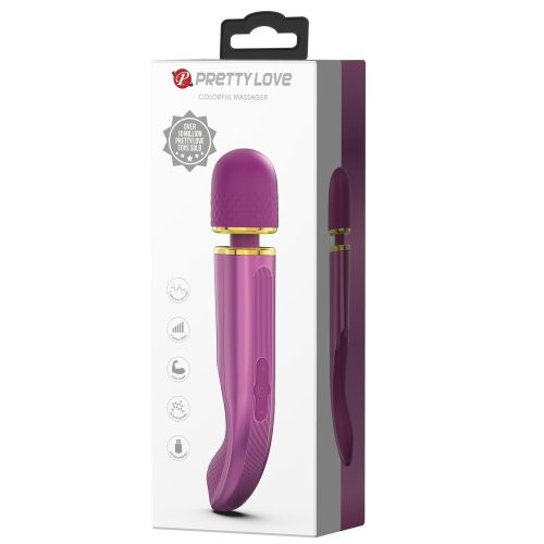 Pretty Love Colorful Massager Purple - Masszírozó vibrátor
