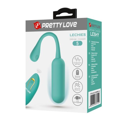 Pretty Love Lechies Green - Szilikon tojásvibrátor