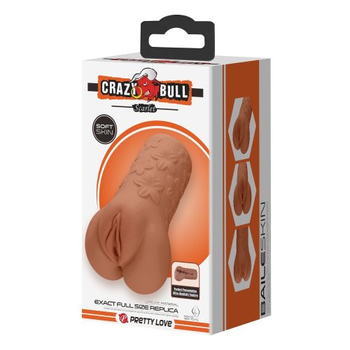 Crazy Bull Scarlet Brown - Élethű vagina