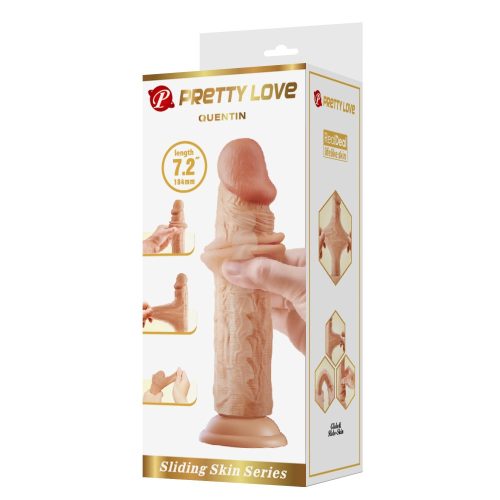 Pretty Love Quentin Flesh - Élethű dildó 18,4 cm