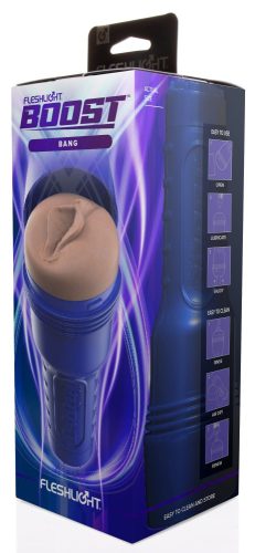 Fleshlight Boost Bang  Medium Dark (RP) - Maszturbátor, vagina