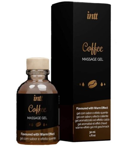 MASSAGE GEL  30ML + BOX - Kávé ízű masszázs gél