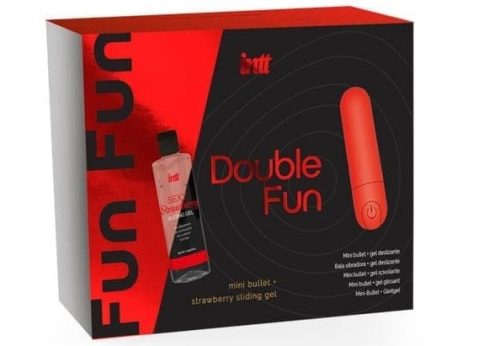 DOUBLE FUN - 10 funkciós mini vibrátor 8 cm