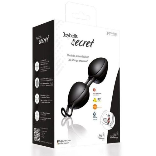 Joyballs Secret Black - Szilikon gésagolyók