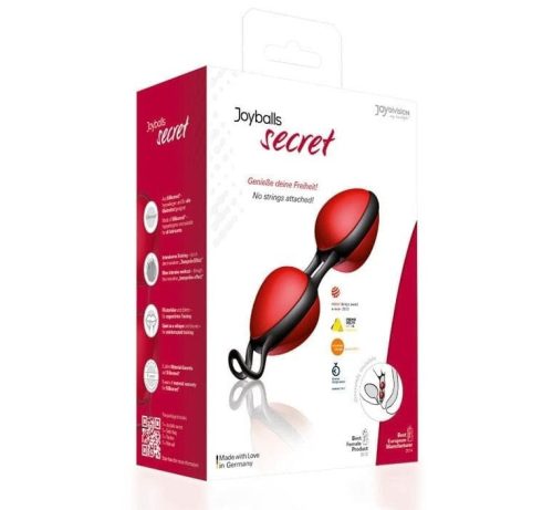 Joyballs Secret Red Black - Szilikon gésagolyók