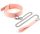 Pink Organosilicon Collar with Leash - Nyakörv és póráz