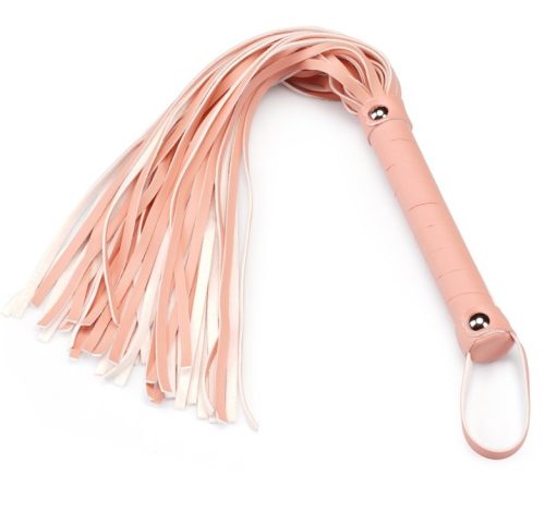 Pink Organosilicon Flogger - Korbács 44 cm