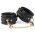 Black Organosilicon Ankle Cuffs - Boka bilincs