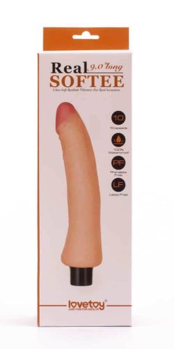 9" Real Softee Vibrating 5 - Élethű vibrátor 24 cm