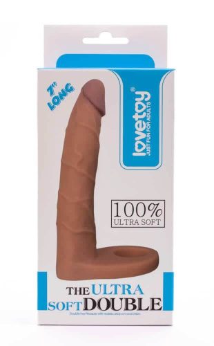 7" The Ultra Soft Double  3 - Felcsatolható dildó