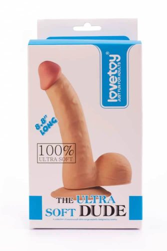 8.8" The Ultra Soft Dude - Élethű dildó 22,3 cm