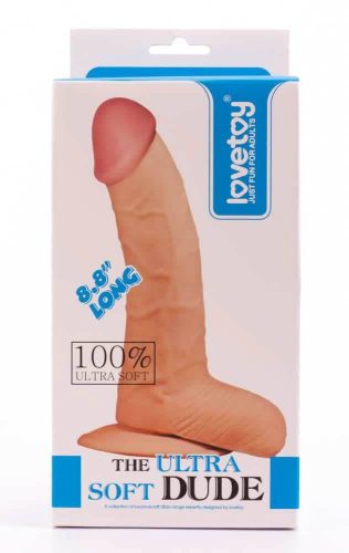 8.8" The Ultra Soft Dude  5 - Élethű dildó 23,3 cm