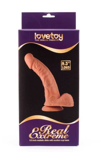 8.5" Real Extreme Dildo #5 - Élethű dildó 21 cm