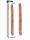 Realistic Slim Ultra Double Dildo - Dupla dildó 45 cm 