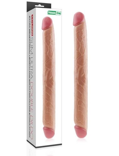 Realistic Slim Ultra Double Dildo - Dupla dildó 45 cm 
