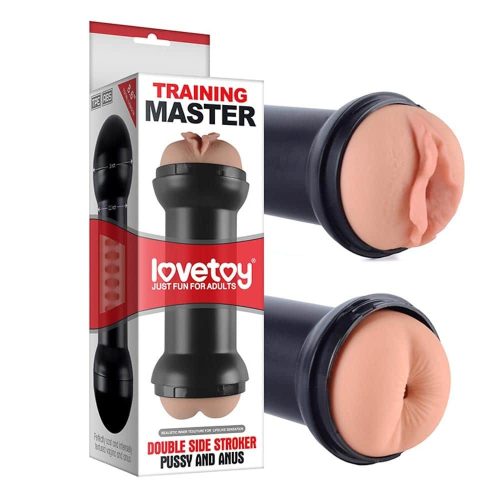 Training Master Double Side Stroker Pussy and Anus - Élethű vagina és ánusz