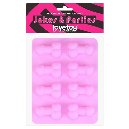 Pecker Chocolate/Ice Tray AS PIC - Jégkocka tartó