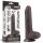 7'' Sliding Skin Dual Layer Dong Brown - Élethű didldó 17,5 cm