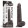 9'' Sliding Skin Dual Layer Dong - Barna, élethű dildó 23 cm
