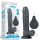 9'' Squirt Extreme Dildo - Black - Élethű, spriccelő dildó 23 cm
