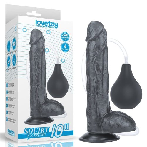 10'' Squirting Dildo - Élethű dildó, tölthető, spriccelő dildó 25,5 cm
