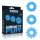 Lumino Play Penis Ring 3 pcs - Péniszgyűrű 3 db