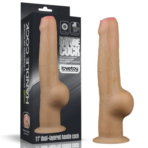 11'' Handle Cock - Élethű dildó 27,8 cm