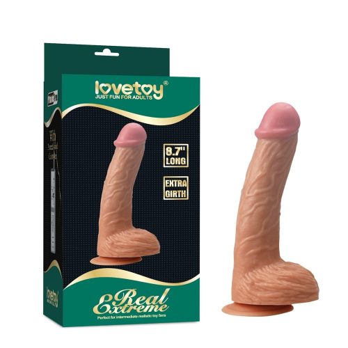 8.7" Real Extreme Extra Girth Dildo - Élethű dildó 22 cm