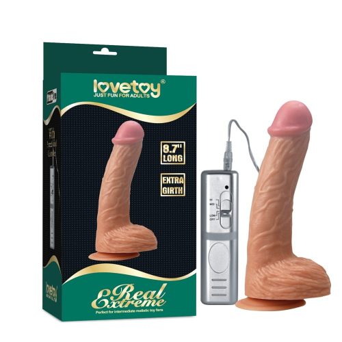 8.7" Real Extreme - Élethű vibrátor 22 cm