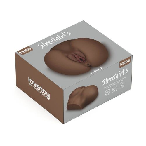 Streetgirl's #3 Black - Élethű ánusz és vagina