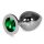 Rosebud Classic Metal Plug L Green - Fém anál plug 10 cm