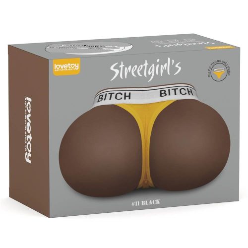 Streetgirl's #11 Black - Élethű vagina és popsi